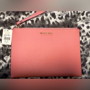 Michael Kors Leather Wristlet
